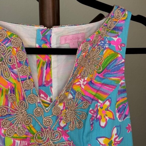 Lilly Pulitzer embroidered dress size 2 - Never worn - Picture 7 of 12
